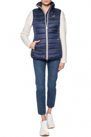 Quilted vest with band collar, zdjęcie 2 Quilted vest with band collar od EA7 Emporio Armani